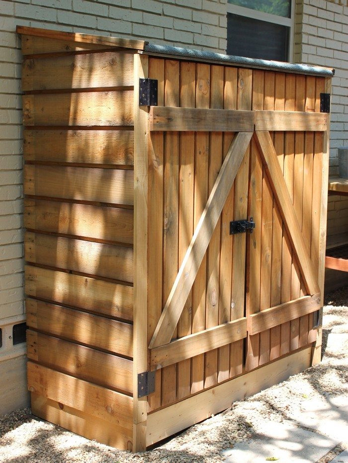 DIY Outdoor Shed
 Build your own whimsical garden tool shed