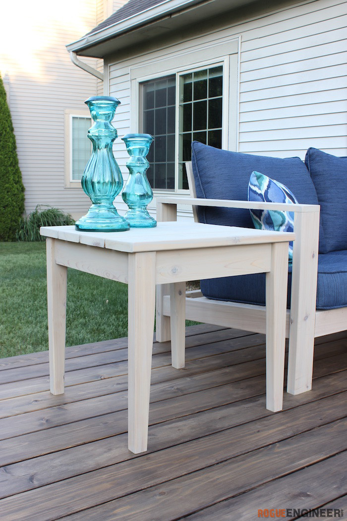 DIY Outdoor Side Table
 Simple Outdoor Side Table Rogue Engineer