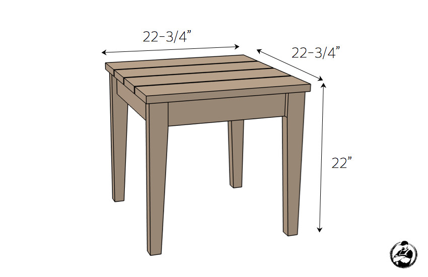 DIY Outdoor Side Tables
 Simple Outdoor Side Table Rogue Engineer