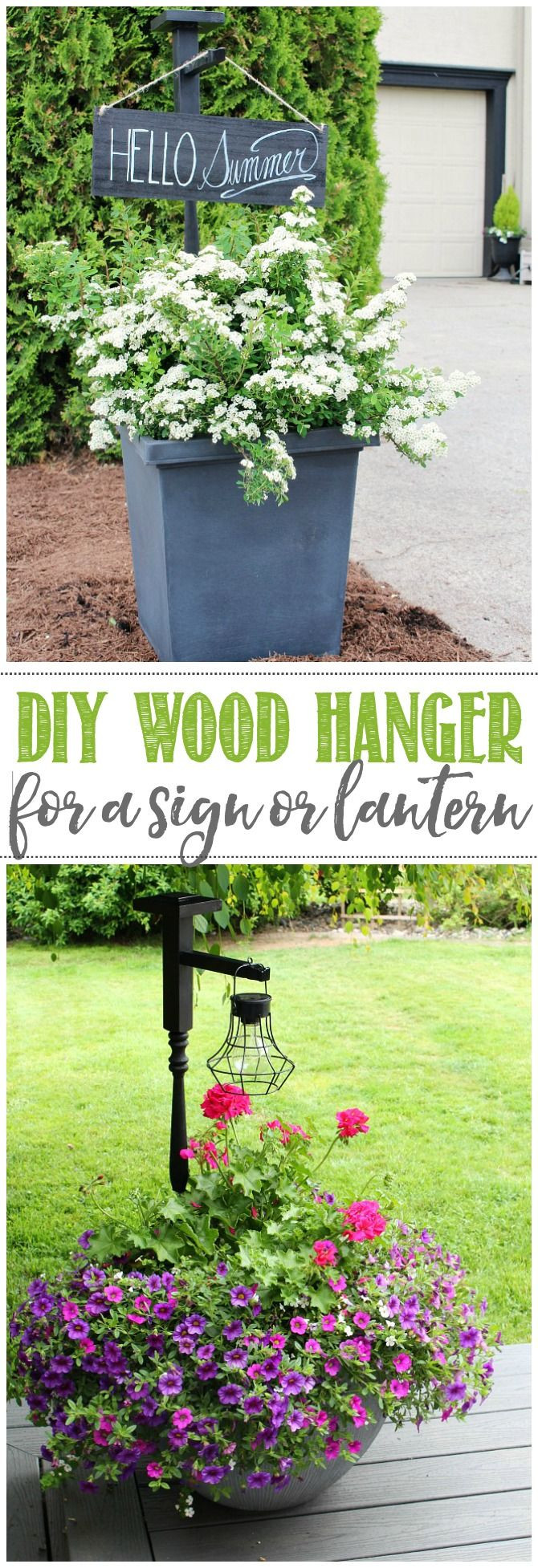 DIY Outdoor Sign
 DIY Wooden Sign and Holder