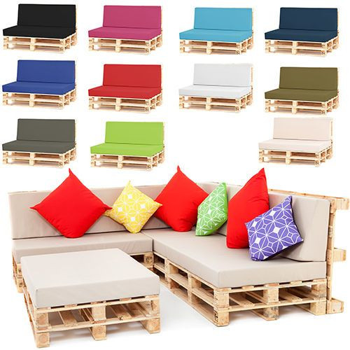 DIY Outdoor Sofa Cushions
 Details about Pallet Seating Garden Furniture DIY Trendy