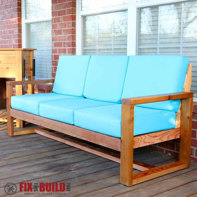 DIY Outdoor Sofa Cushions
 DIY Modern Outdoor Sofa