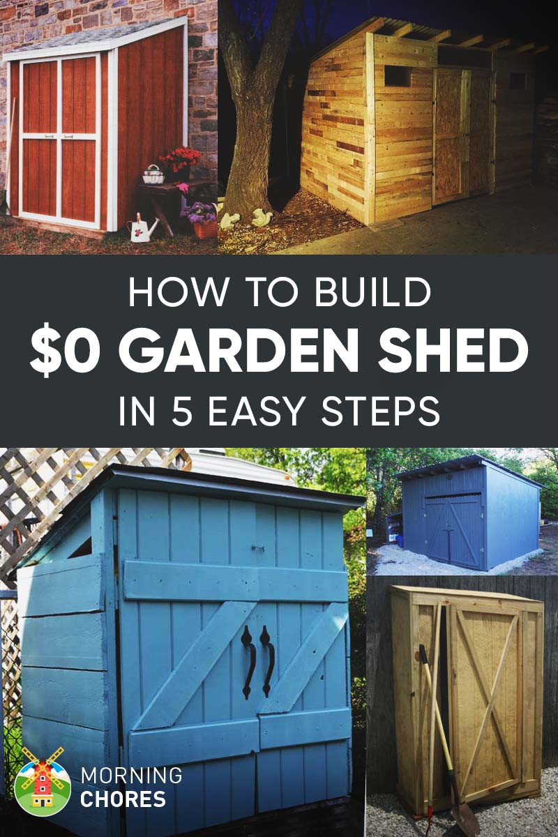 DIY Outdoor Storage Ideas
 How To Build a Free Garden Storage Shed 8 More