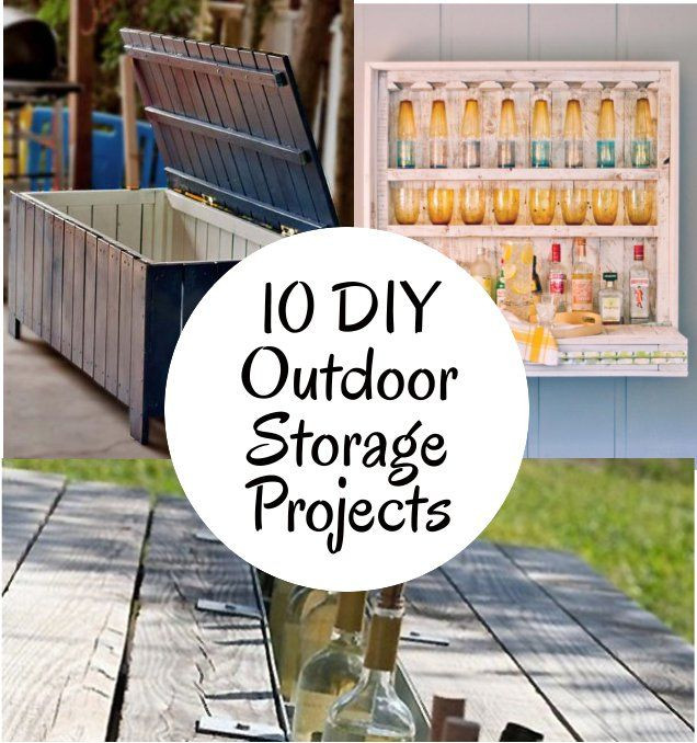 DIY Outdoor Storage Ideas
 10 DIY Outdoor Storage Projects