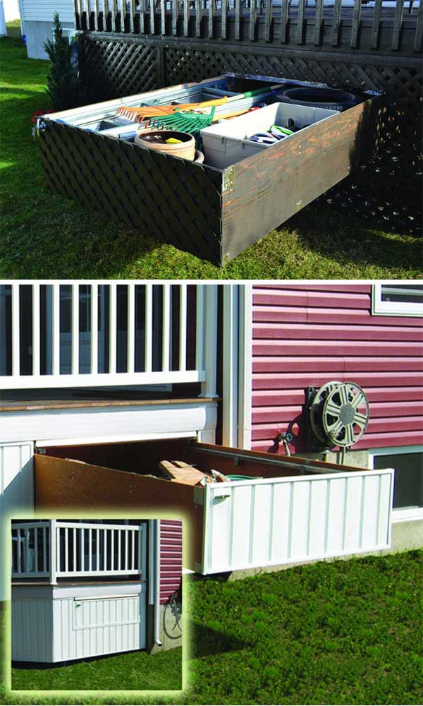 DIY Outdoor Storage Ideas
 Amazing 24 Practical DIY Storage Solutions for Your