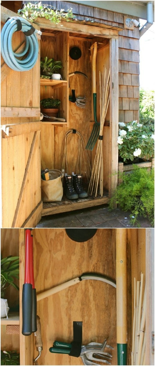 DIY Outdoor Storage Ideas
 24 Practical DIY Storage Ideas To Organize Your Lawn And