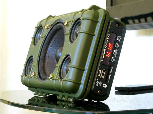 DIY Outdoor Subwoofer
 DIY Tough Bluetooth Boombox Lasts 20hrs 12 Steps with