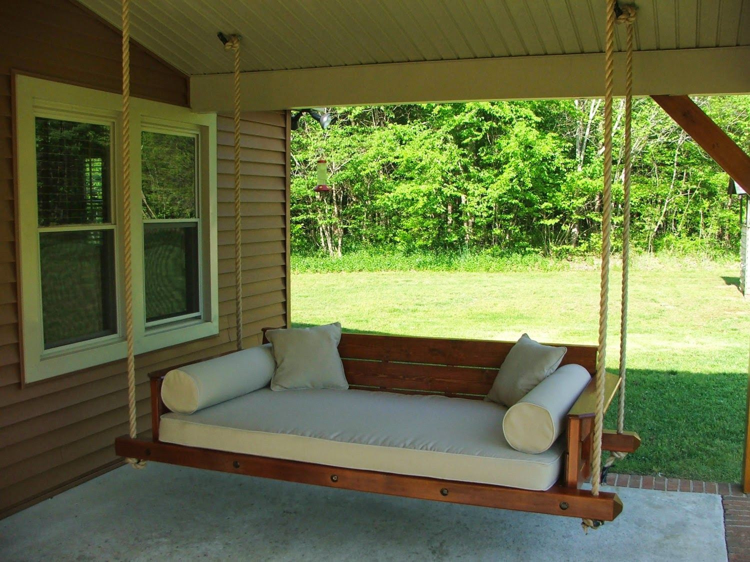 DIY Outdoor Swing Bed
 Outdoor Swing Bed Plans