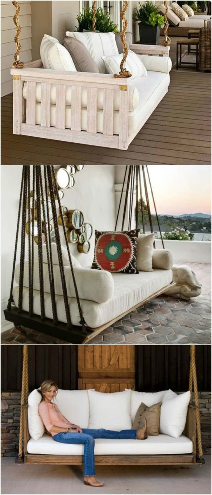 DIY Outdoor Swing Bed
 7 DIY Outdoor Swings That ll Make Warm Nights Even Better