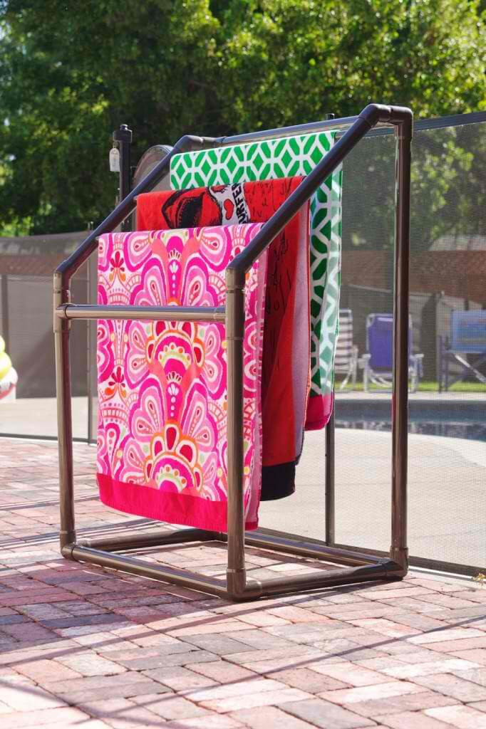 DIY Outdoor Towel Rack
 DIY Towel Rack Solutions for Your Houston Pool Elite
