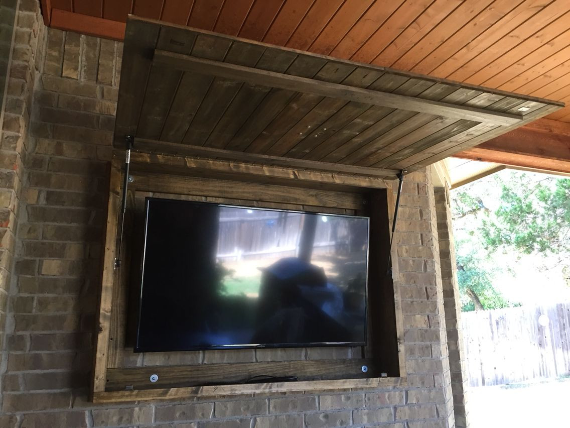 DIY Outdoor Tv Cabinet Plans
 Outdoor TV cabinet …