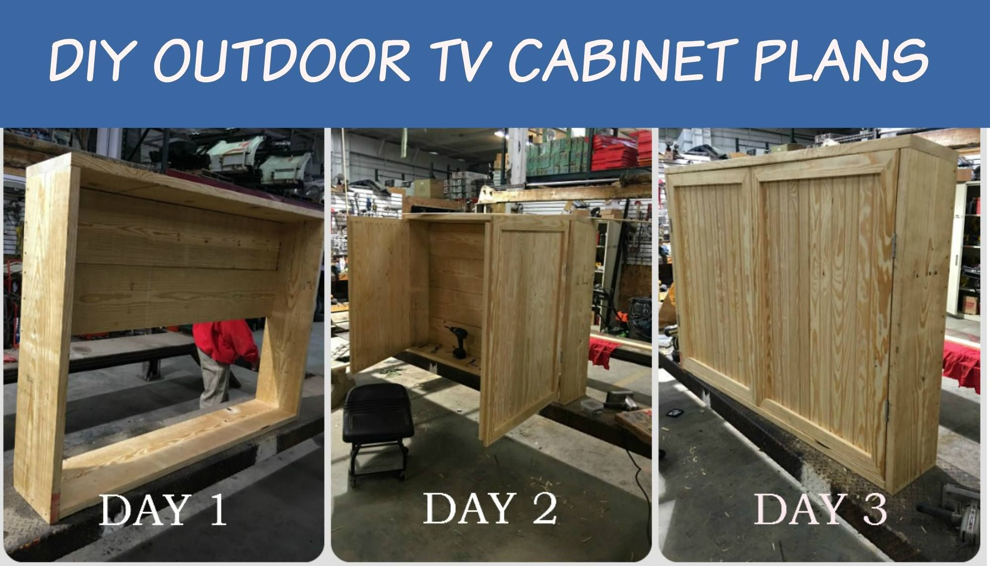Diy Outdoor Tv Cabinet Plans Best Of Outdoor Tv Cabinet With Double Doors Building Plan Of Diy Outdoor Tv Cabinet Plans 