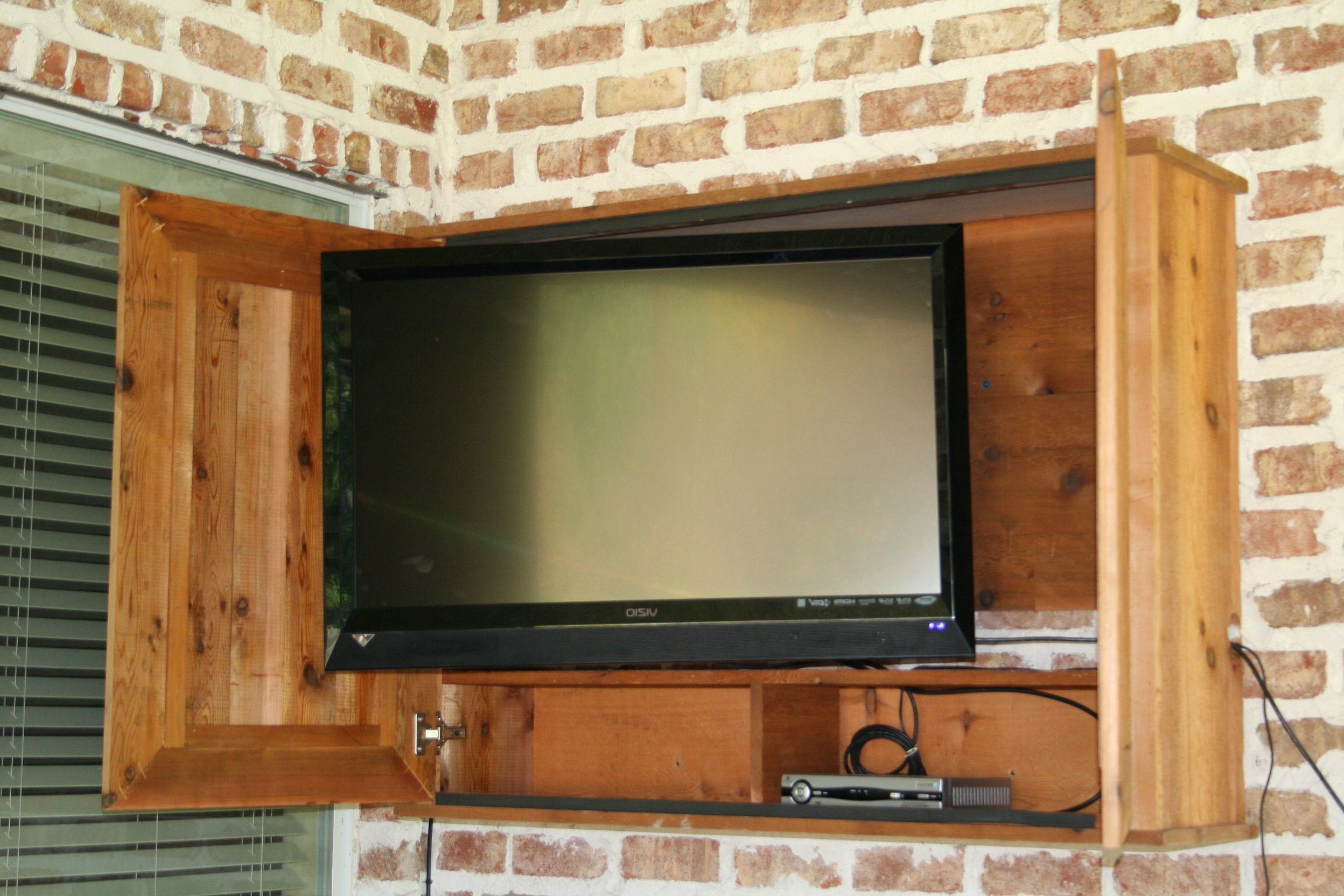 DIY Outdoor Tv Cabinet Plans
 Interesting Outdoor TV Cabinet