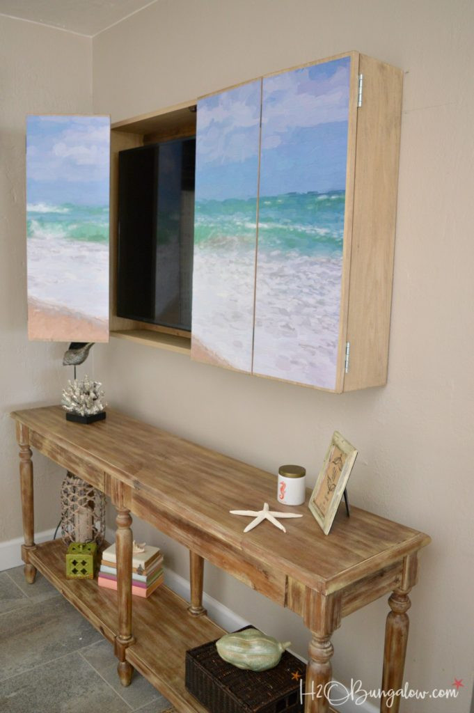 DIY Outdoor Tv Cabinet Plans
 DIY Wall Mounted TV Cabinet with Free Plans H20Bungalow