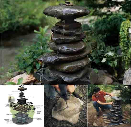 DIY Outdoor Water Feature
 Beautiful DIY Zen Water Fountain Do It Yourself Fun Ideas