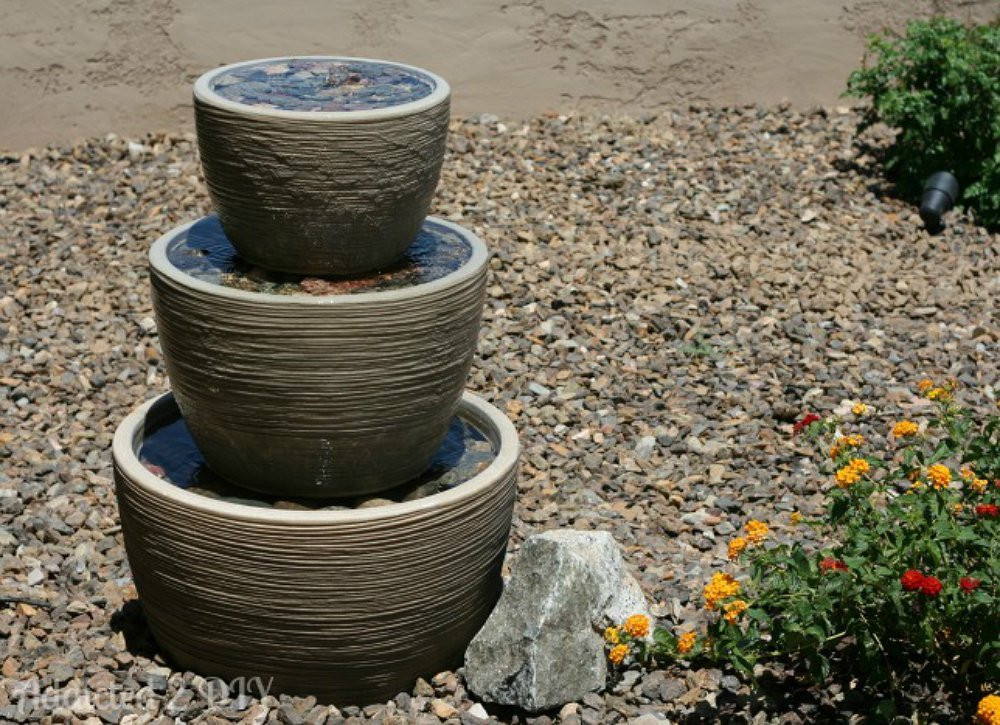 DIY Outdoor Water Feature
 DIY Backyard Water Fountain Easy DIY Projects 12