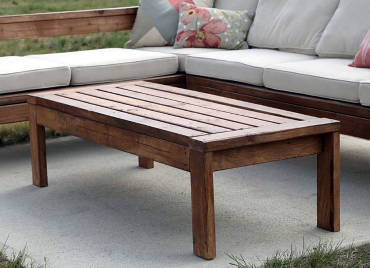 DIY Outdoor Wooden Table
 DIY Patio Table 15 Easy Ways to Make Your Own Bob Vila