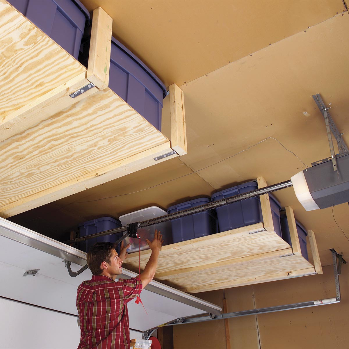 DIY Overhead Garage Storage Plans
 24 Cheap Garage Storage Projects You Can DIY