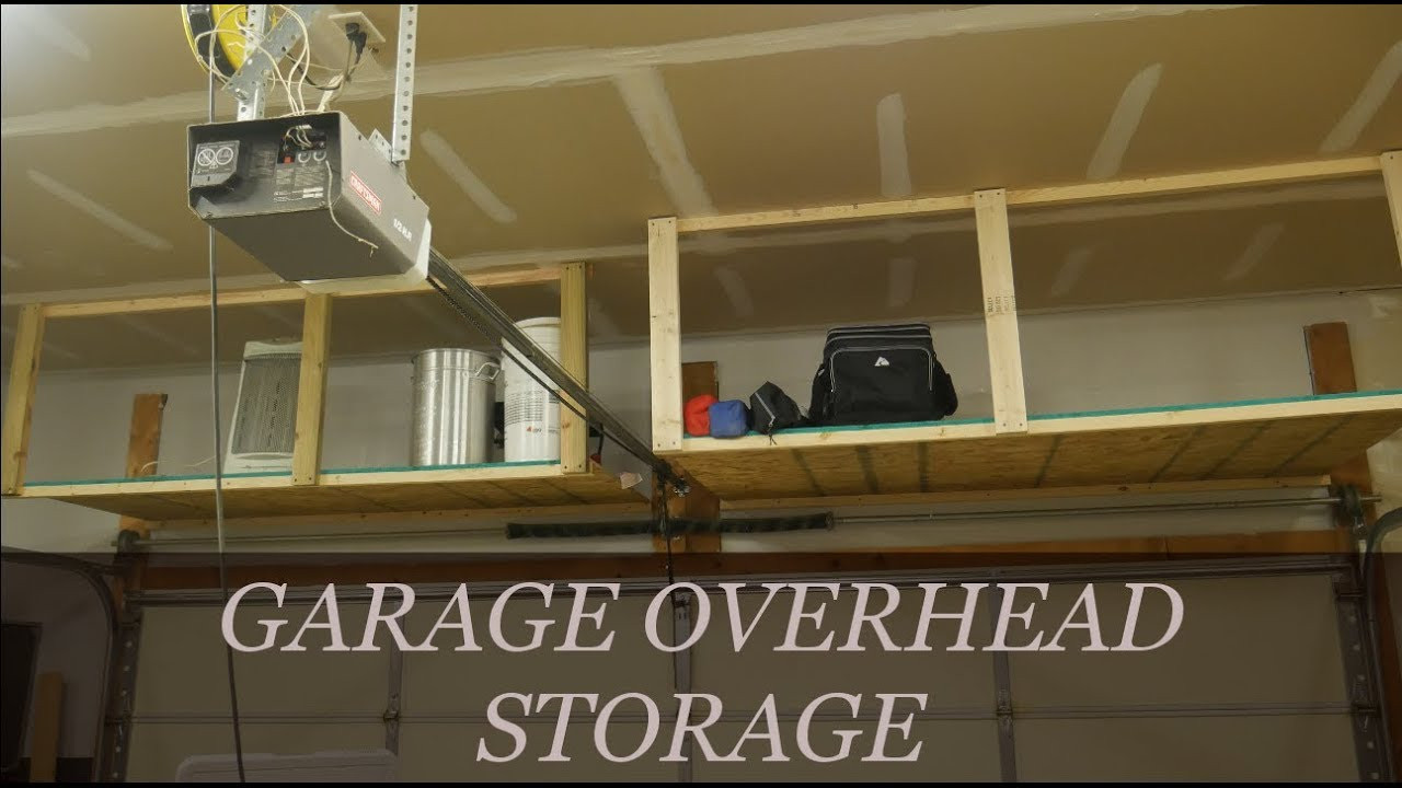 DIY Overhead Garage Storage Plans
 Easy DIY Overhead Garage Storage Rack