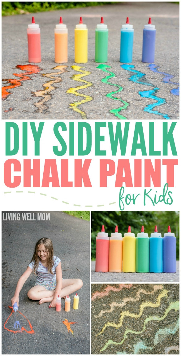 DIY Painting For Kids
 DIY Sidewalk Chalk Paint for Kids in Less than 5 Minutes