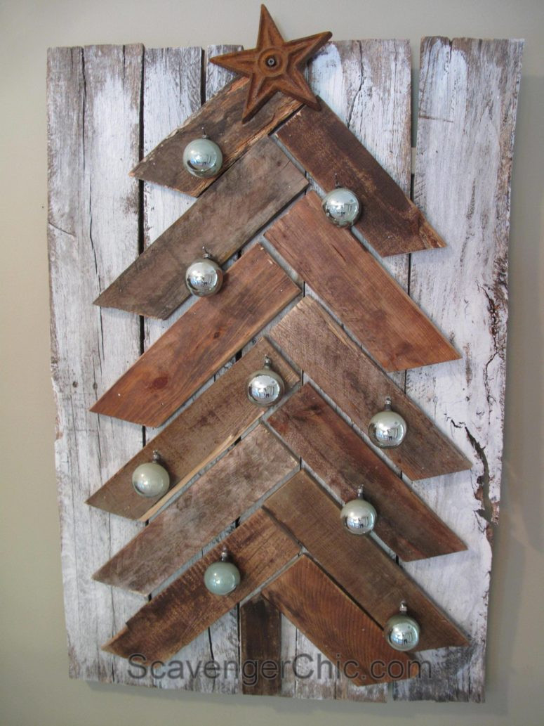 DIY Pallet Christmas Trees
 13 Cool DIY Recycled Pallet Christmas Trees Shelterness