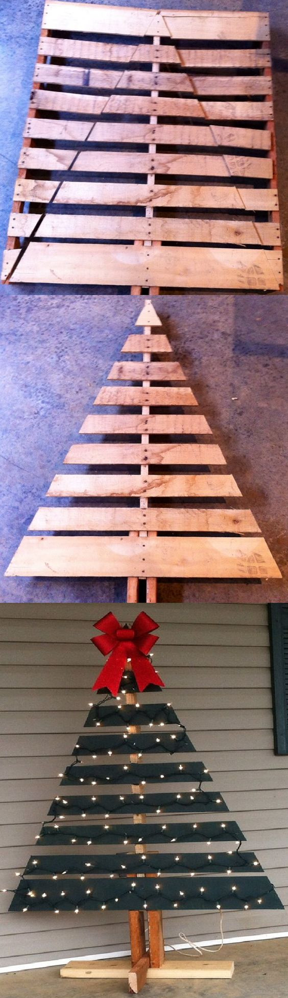 DIY Pallet Christmas Trees
 20 Most Beautiful Outdoor Decoration Ideas for Christmas