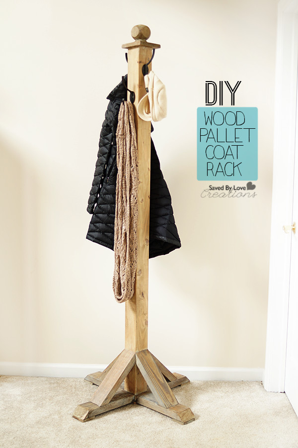 DIY Pallet Coat Rack
 DIY Wood Pallet Coat Rack