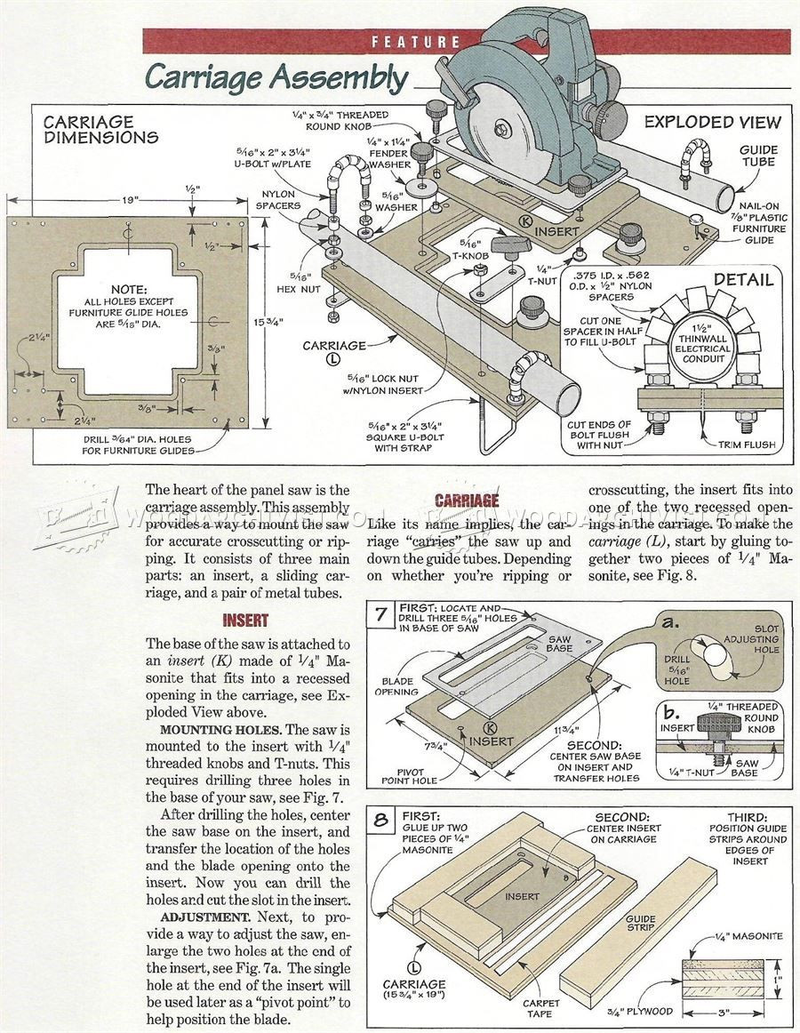 DIY Panel Saw Plans
 Image result for DIY Panel Saw Plans With images