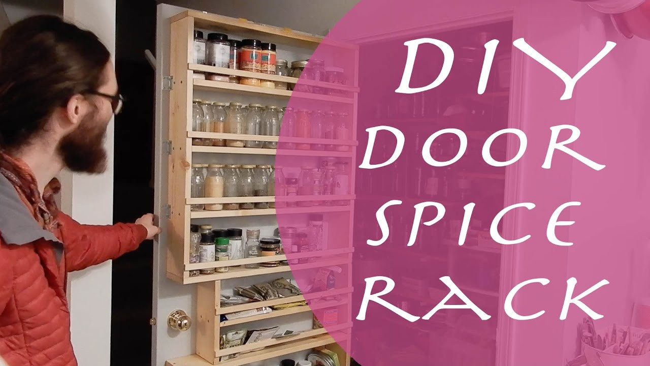 DIY Pantry Door Spice Rack
 DIY Pantry Door Spice Rack