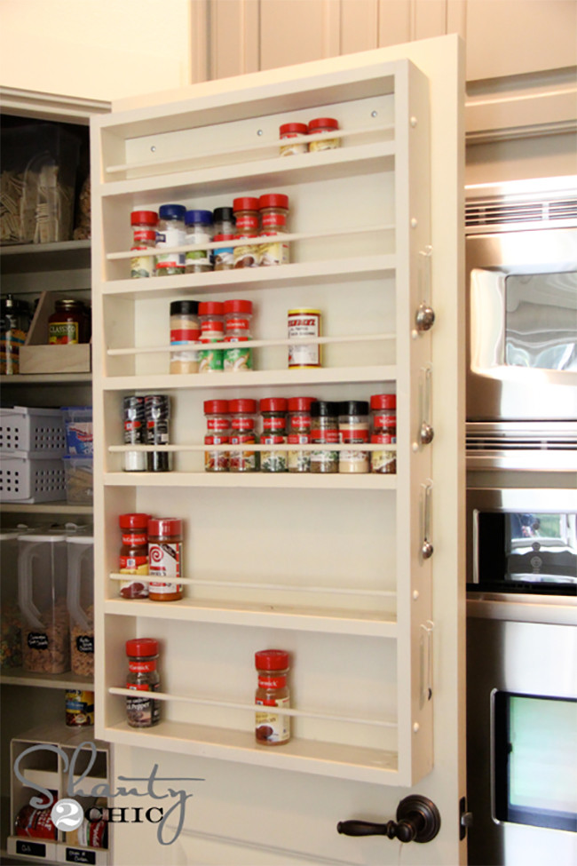 DIY Pantry Door Spice Rack
 8 Pretty Pantry Door Ideas That Showcase Your Storeroom as