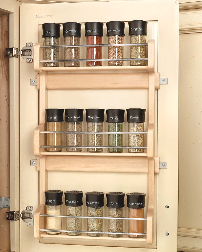 DIY Pantry Door Spice Rack
 24 Latest Designs & Patterns for Your New Spice Rack