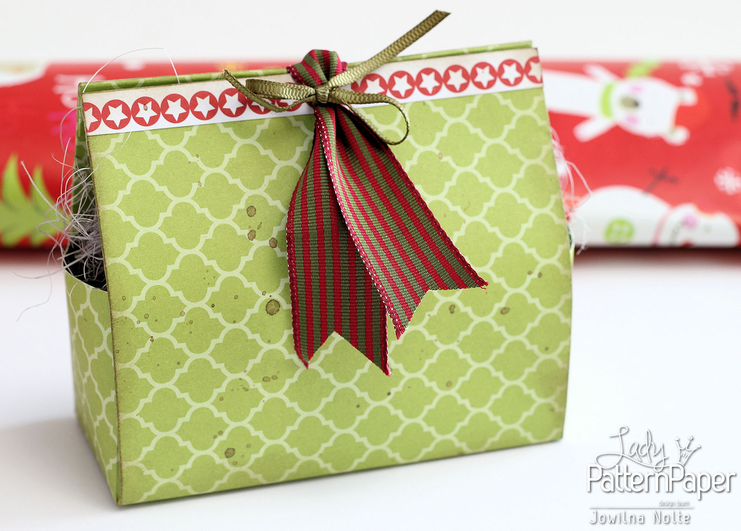 DIY Paper Gift Boxes
 DIY Christmas Gift Boxes ⋆ Lady Pattern Paper Scrapbooking