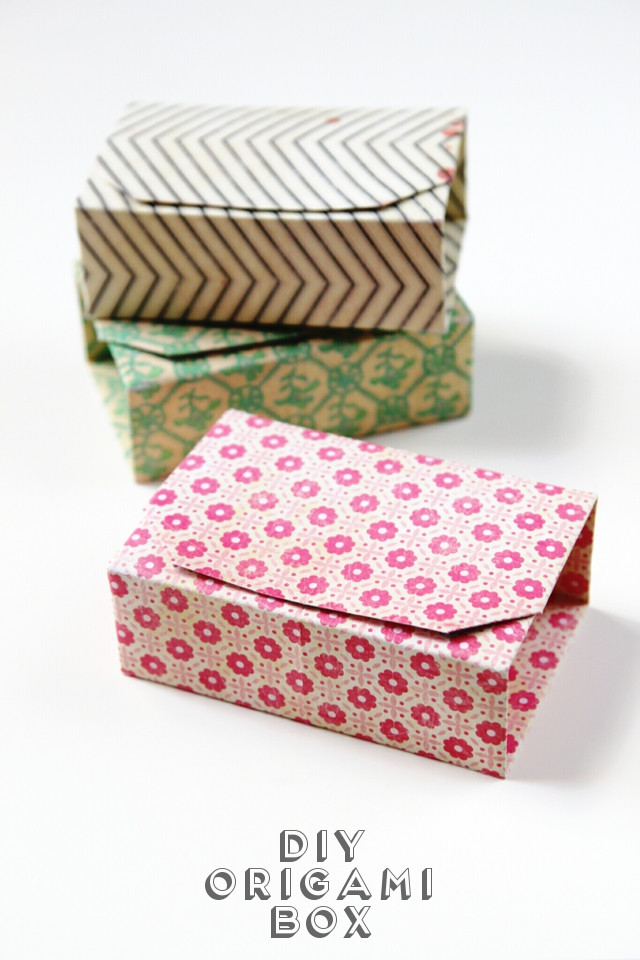 DIY Paper Gift Boxes
 RECTANGULAR DIY ORIGAMI BOXES