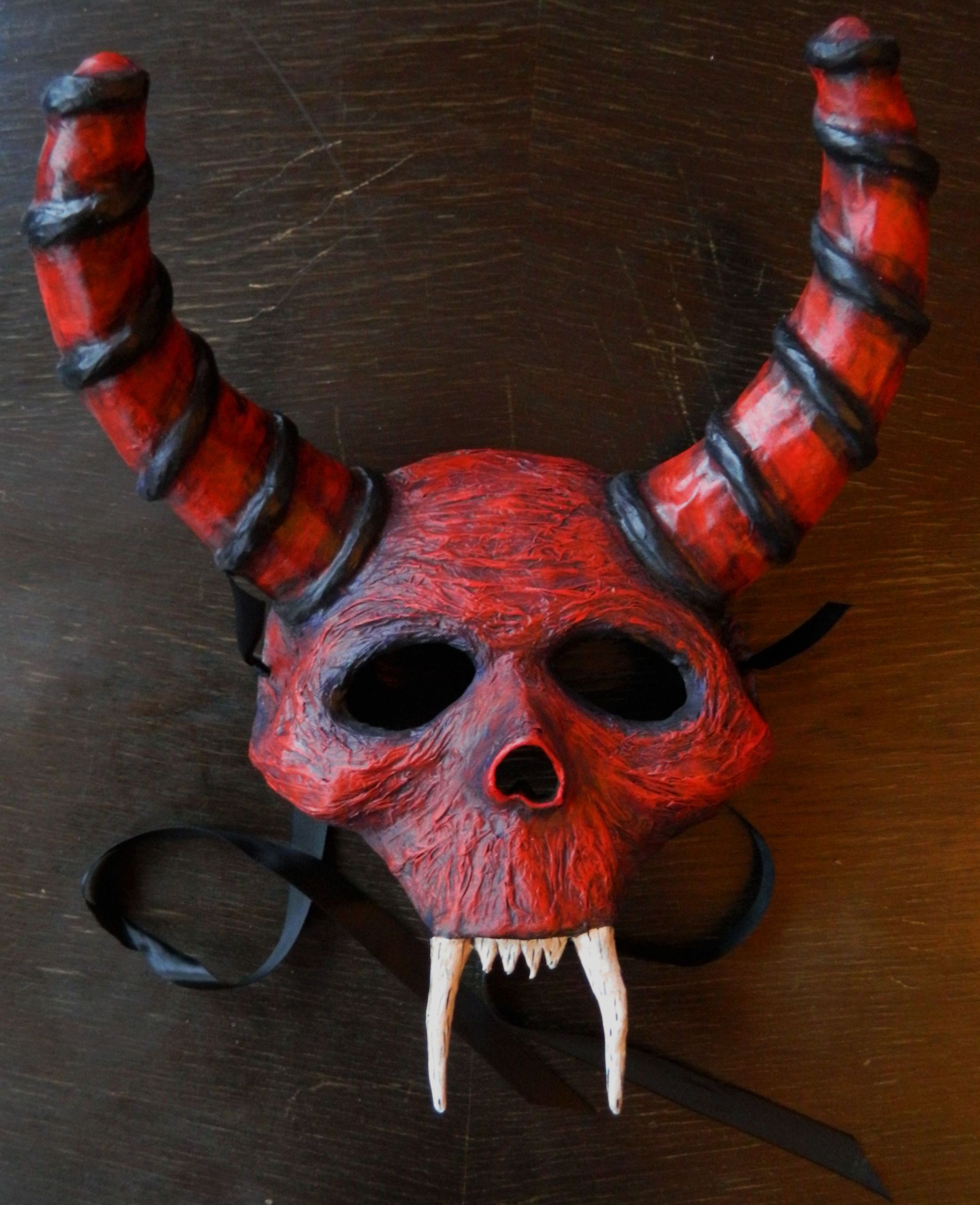 DIY Paper Mache Masks
 Pin on halloween stuffs
