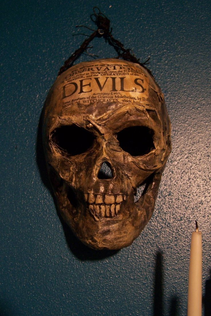 DIY Paper Mache Masks
 DIY Paper Mache skull mask skullish