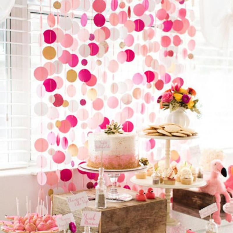 DIY Party Decor
 Glitter Paper Birthday Party Hanging Bunting Banner Flag