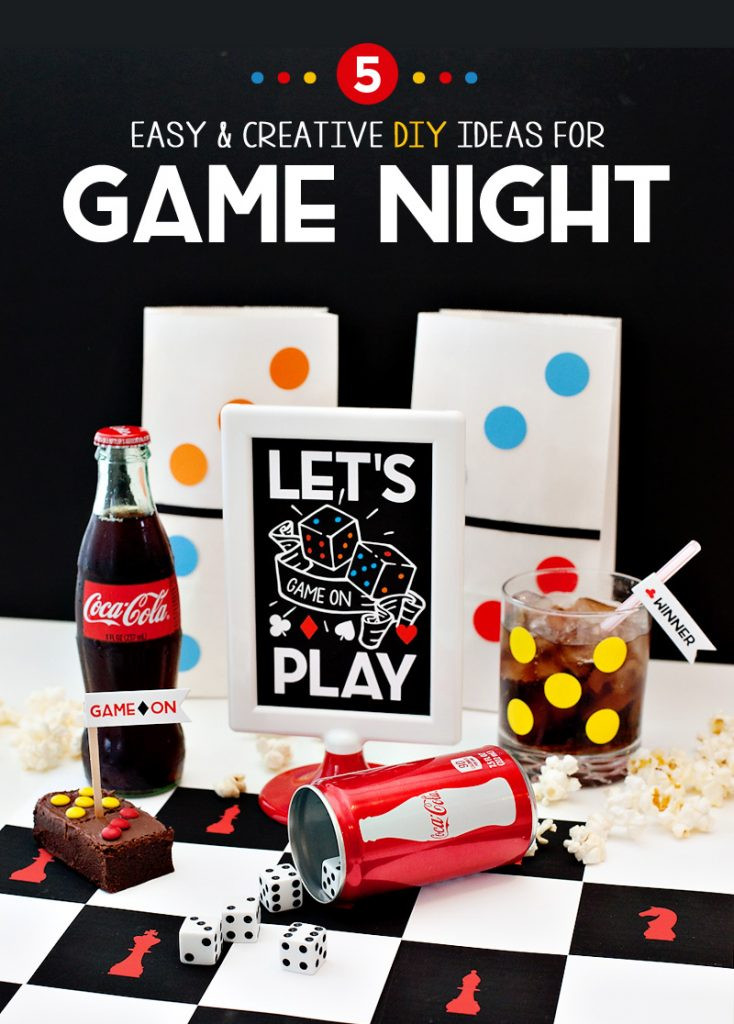 DIY Party Games For Adults
 GAME ON 5 Easy & Creative Ideas for Game Night Hostess
