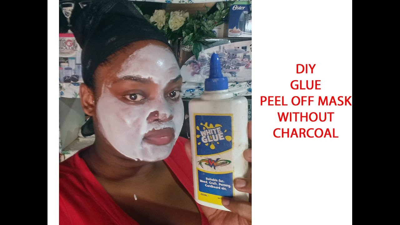 DIY Peel Mask
 DIY GLUE PEEL OFF MASK without charcoal