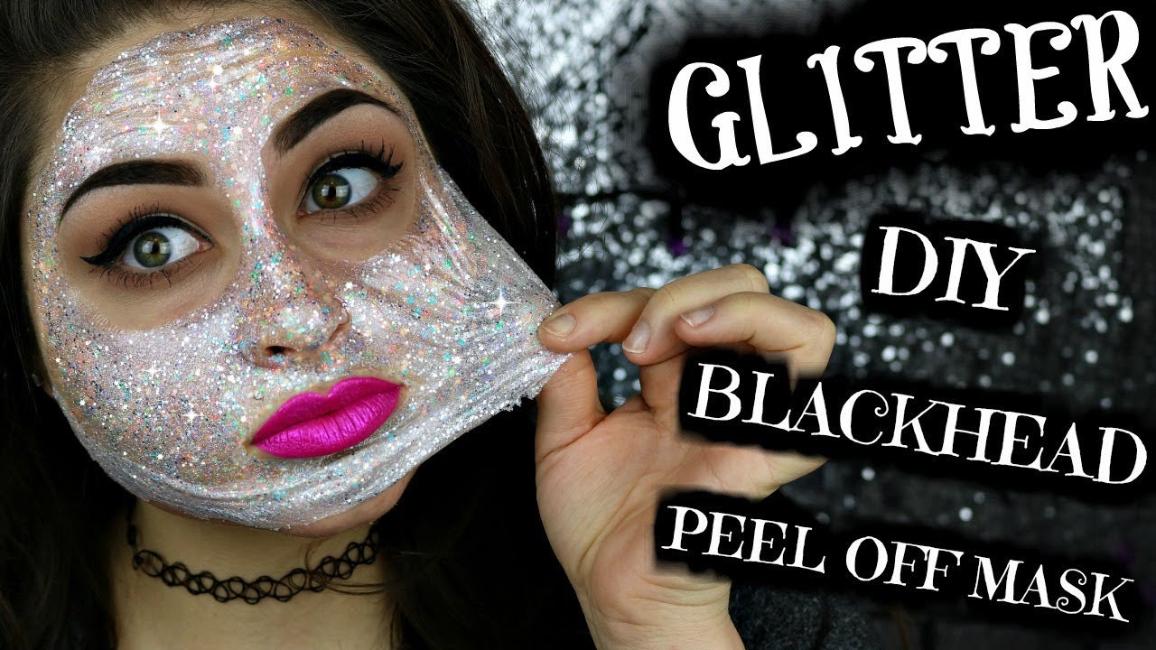 DIY Peel Mask
 DIY GLITTER BLACKHEAD MASK Diy Peel f Mask