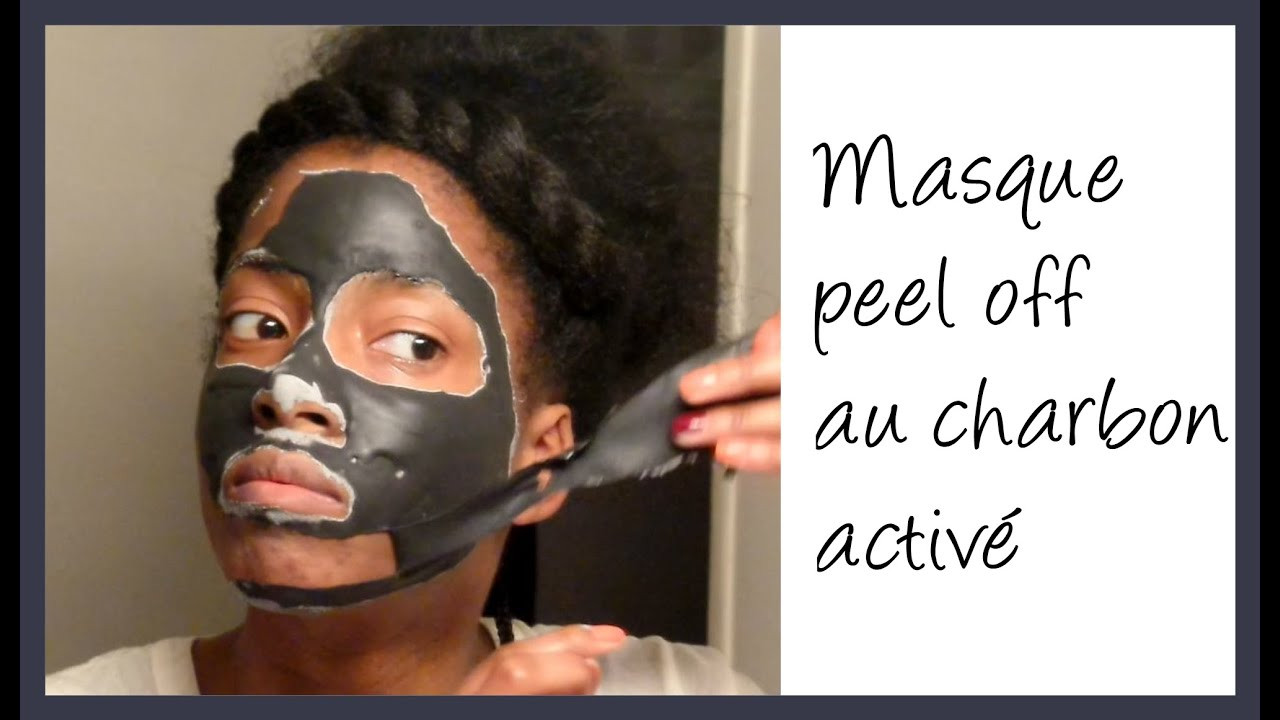 DIY Peel Off Face Mask Charcoal
 Masque peel off au charbon activé DIY Activated