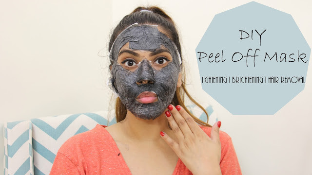 DIY Peel Off Face Mask Charcoal
 DIY Peel f Face Mask Tightening Brightening Hair Removal