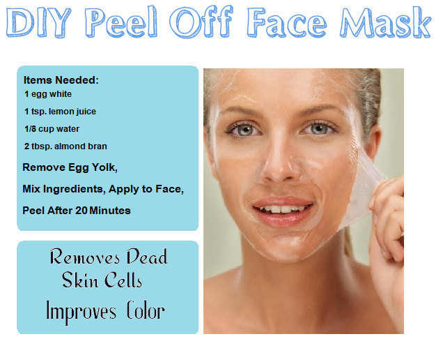 DIY Peel Off Face Mask With Egg
 DIY Beauty Recipes Reme s & Foods
