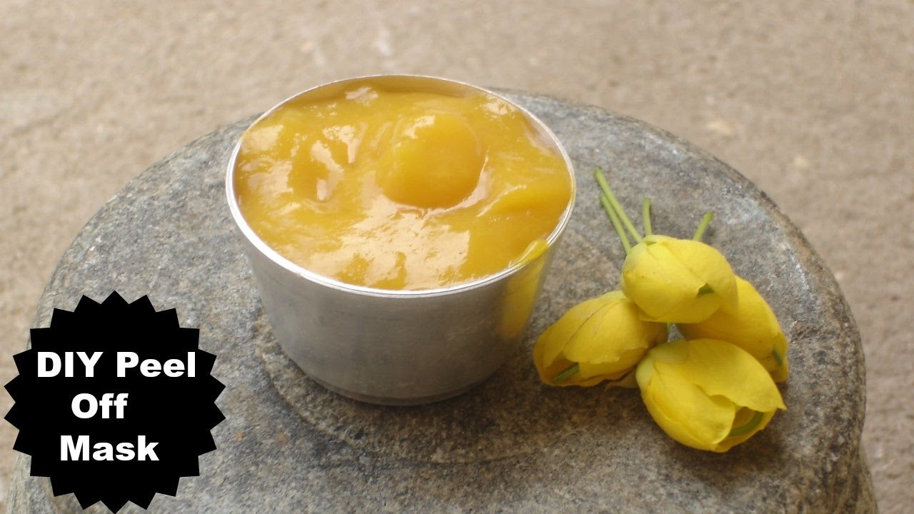 DIY Peel Off Face Mask With Egg
 Natural DIY Blackhead Removal Peel f Face Mask Using