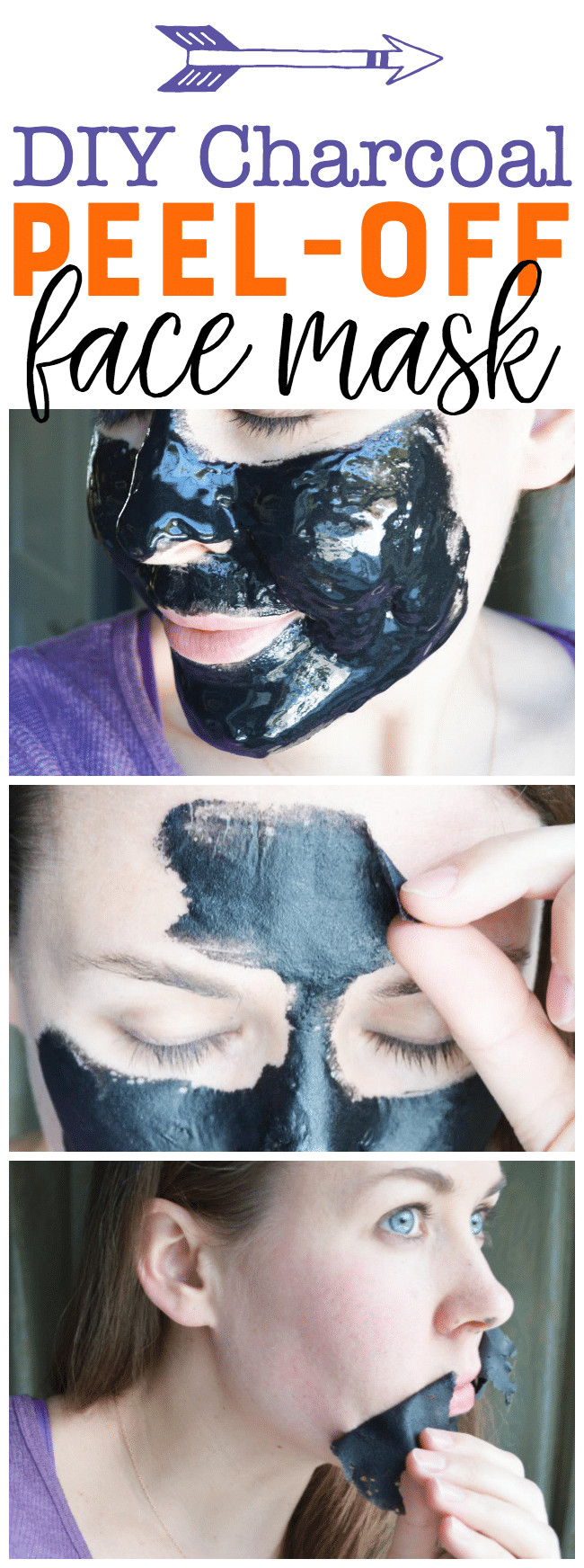 DIY Peeling Face Mask
 DIY Charcoal Peel f Mask Easy Blackhead Busting Mask