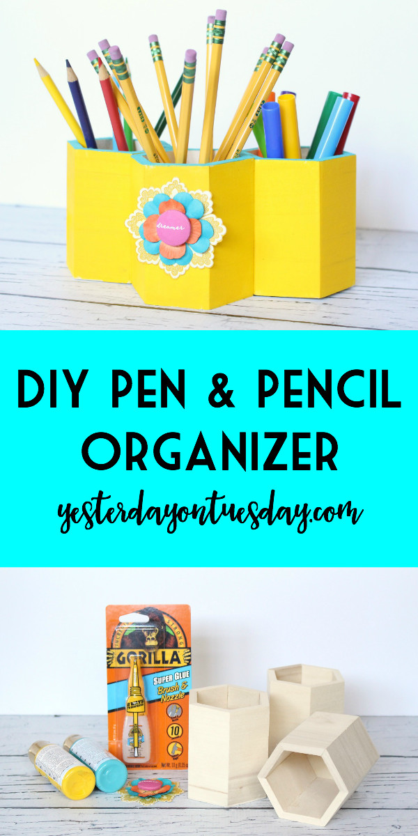 DIY Pen Organizer
 DIY Pen and Pencil Organizer