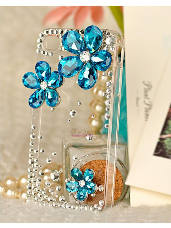 DIY Phone Case Kit
 3D Alloy 4 Colors Crystal Daisy DIY Kits DIY Mobile I