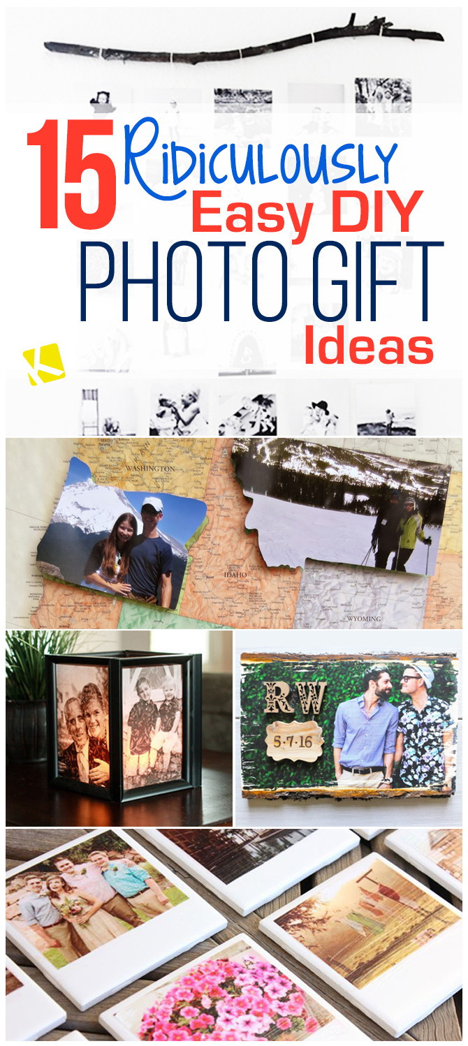 DIY Photo Gift
 15 Ridiculously Easy DIY Gift Ideas The Krazy