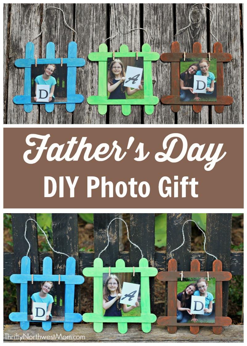 DIY Photo Gift
 Father s Day DIY Gift with Mess Free Paint Option