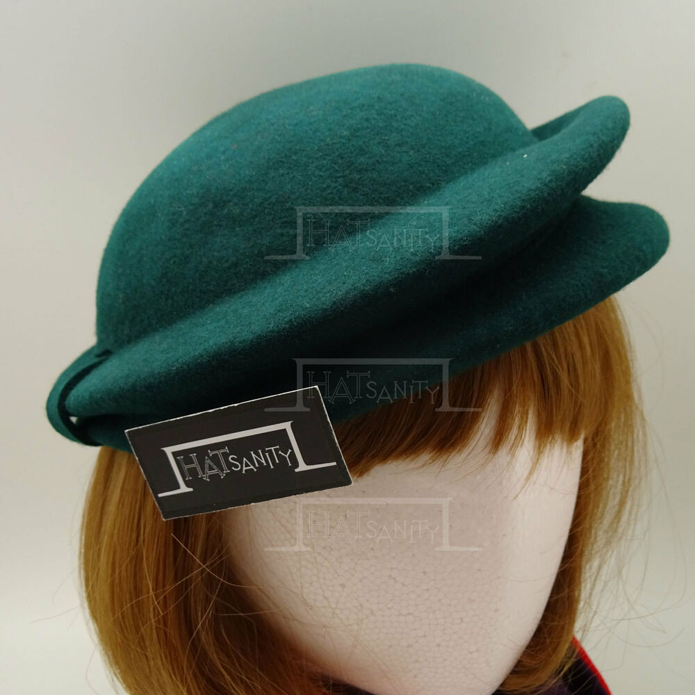 DIY Pill Box Hat
 DIY Wool Felt Vintage Women La s Stewardess Double