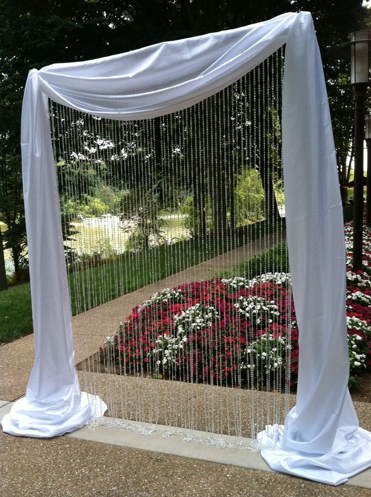 DIY Pipe And Drape For Wedding
 You can hardly tell it is made of pvc pipe pipe and drape